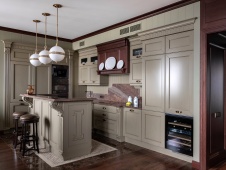 Фото интерьера кухни квартиры в американском стиле