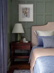 Фото интерьера спальни квартиры в американском стиле