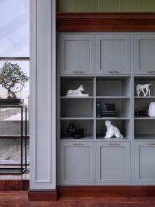 Фото интерьера зоны отдыха квартиры в американском стиле