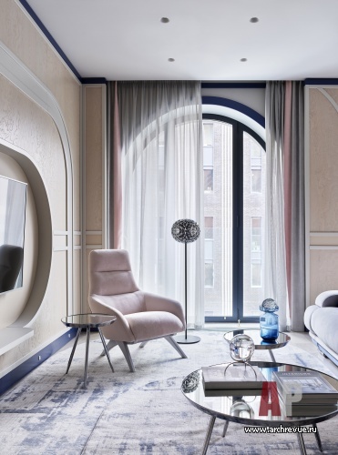 Фото интерьера гостиной квартиры в стиле фьюжн