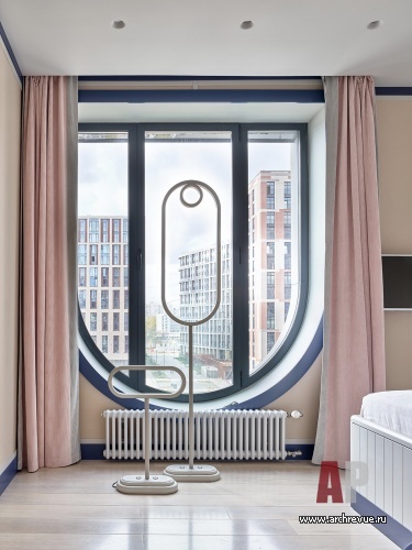 Фото интерьера спальни квартиры в стиле фьюжн