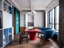 Фото интерьера кухни квартиры в стиле китч
