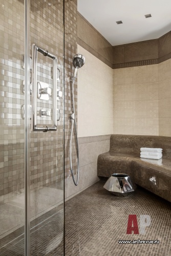 Фото интерьера зоны СПА пентхауса в стиле ар-деко