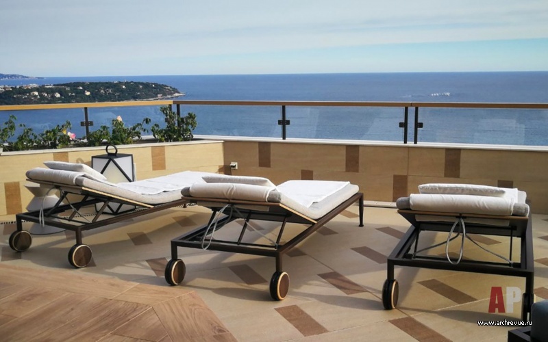 Фото интерьера террасы пентхауса в стиле ар-деко