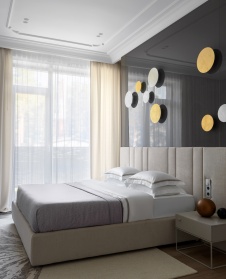 Фото интерьера спальни квартиры в стиле эко