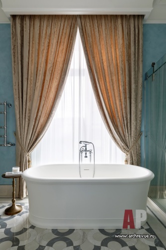 Фото интерьера ванной квартиры в американском стиле