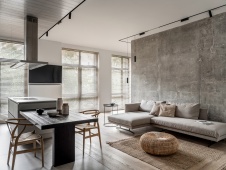 Фото интерьера гостиной квартиры в стиле минимализм