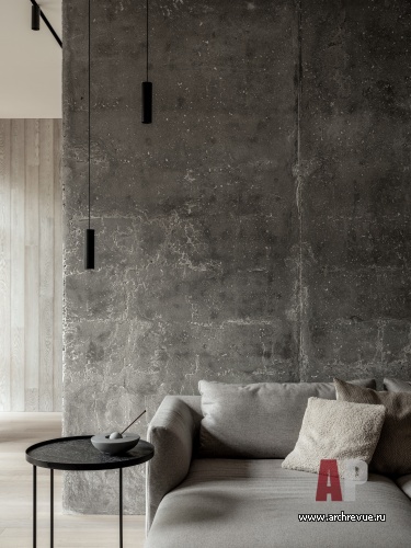 Фото интерьера гостиной квартиры в стиле минимализм