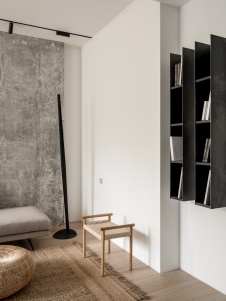 Фото интерьера гостиной квартиры в стиле минимализм