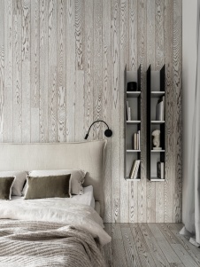 Фото интерьера спальни квартиры в стиле минимализм