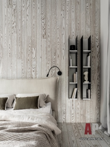 Фото интерьера спальни квартиры в стиле минимализм