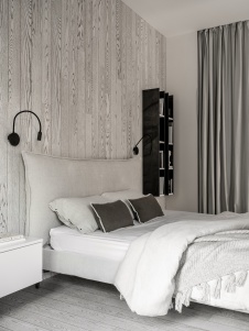 Фото интерьера спальни квартиры в стиле минимализм