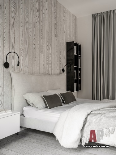 Фото интерьера спальни квартиры в стиле минимализм