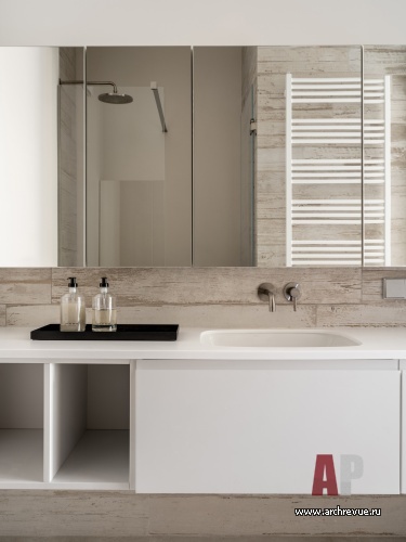 Фото интерьера санузла квартиры в стиле минимализм