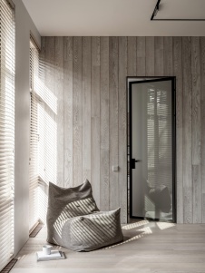 Фото интерьера зоны отдыха квартиры в стиле минимализм