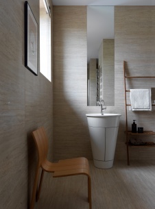 Фото интерьера санузла дома в стиле фьюжн