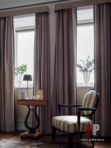 Фото интерьера спальни квартиры в стиле фьюжн