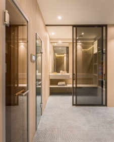 Фото интерьера зоны спа дома в стиле фьюжн