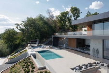 Фото фасада дома в стиле минимализм