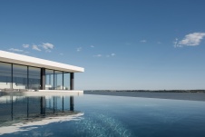 Фото фасада дома в стиле минимализм