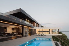 Фото фасада дома в стиле минимализм