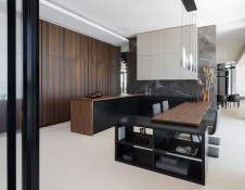 Фото интерьера кухни дома в стиле минимализм