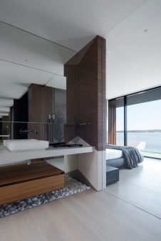 Фото интерьера санузла дома в стиле минимализм