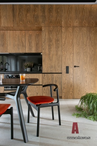 Фото интерьера кухни дома в стиле эко