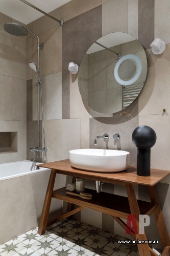 Фото интерьера санузла квартиры в скандинавском стиле Фото интерьера ванной квартиры в скандинавском стиле