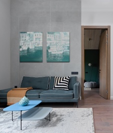 Фото интерьера мансарды дома в современном стиле