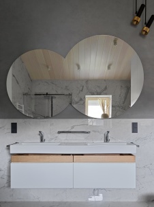 Фото интерьера санузла дома в современном стиле