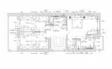 Планировка 2 этажа 3-х этажного таунхауса в клубном комплексе «Легенды Озера», Калининград.