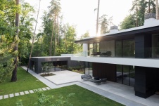 Фото фасада дома в стиле минимализм
