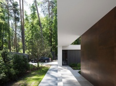 Фото фасада дома в стиле минимализм