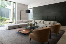 Фото интерьера гостиной дома в стиле минимализм