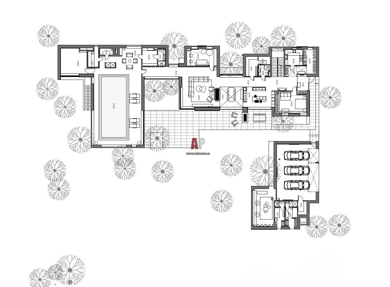 Craftsman House Plans: Gorgeous 2 Storey House Concept With 4 Bedrooms