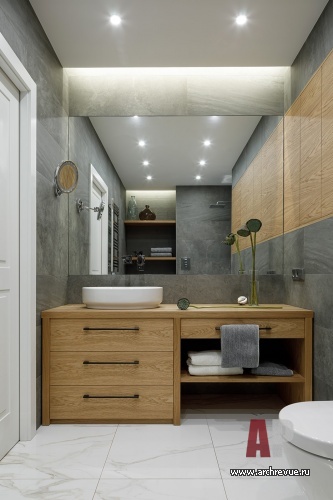 Фото интерьера санузла квартиры в стиле фьюжн