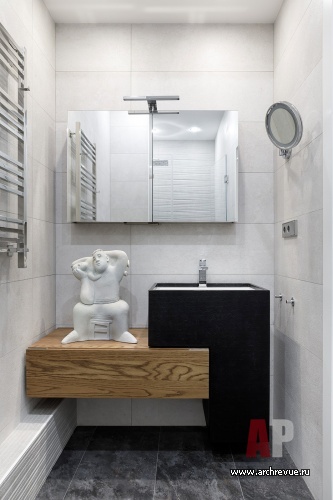 Фото интерьера гостевого санузла квартиры в стиле фьюжн