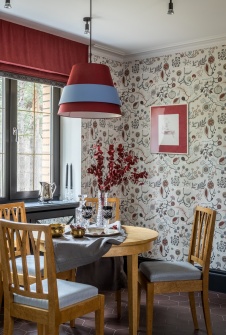 Фото интерьера кухни в стиле фьюжн