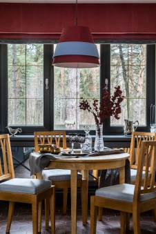 Фото интерьера кухни в стиле фьюжн