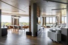 Фото интерьера гостиной квартиры в стиле минимализм