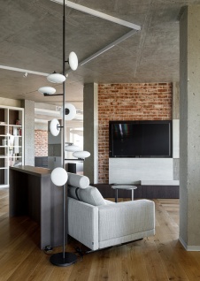 Фото интерьера гостиной квартиры в стиле минимализм