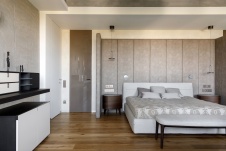 Фото интерьера спальни квартиры в стиле минимализм