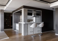 Фото интерьера кухни квартиры в стиле минимализм