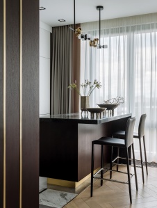 Фото интерьера кухни квартиры в стиле минимализм