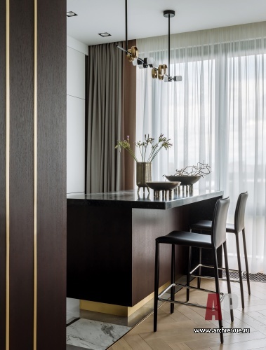 Фото интерьера кухни квартиры в стиле минимализм