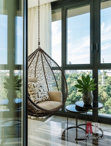 Фото интерьера лоджии квартиры в стиле минимализм