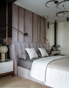 Фото интерьера спальни квартиры в стиле минимализм