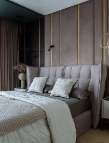 Фото интерьера спальни квартиры в стиле минимализм