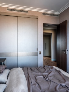 Фото интерьера спальни квартиры в стиле фьюжн